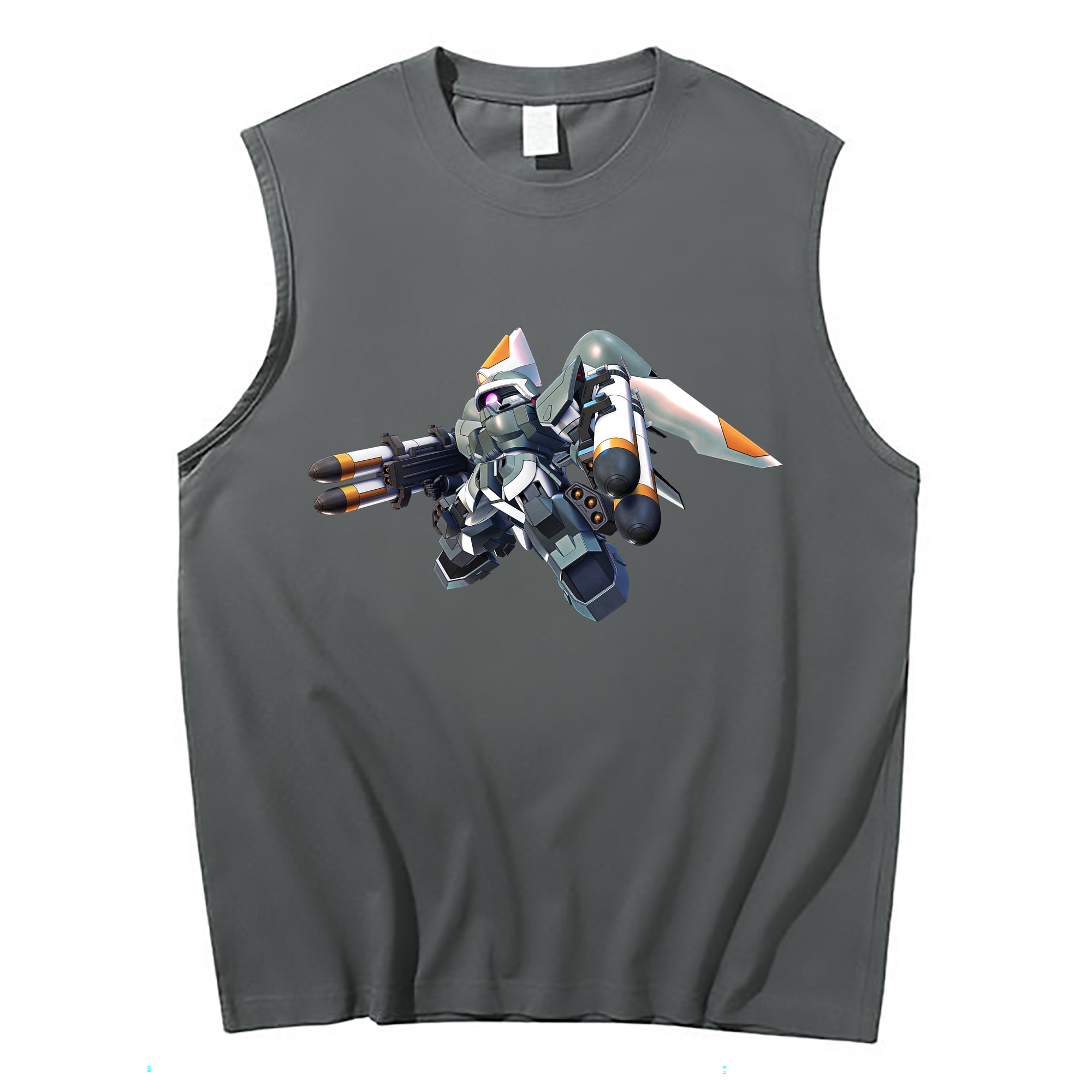（画像用） 機動戦士ガンダム Mobile Suit Gundam コットン100％タンクトップ（フロントプリント）